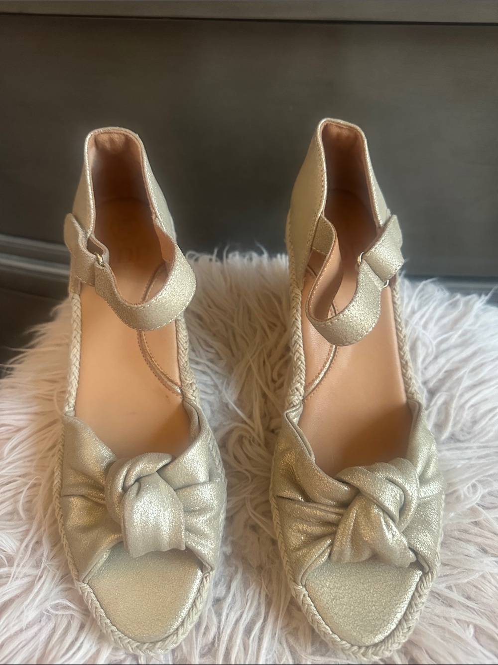 L'Amour Des Pieds Oribel wedge espadrille sandals
